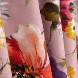 Lino Algodón Estampado Floral Romántico Versailles - Ribes y Casals