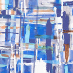 Lino Algodón Estampado Abstracto Kandinsky - Ribes y Casals