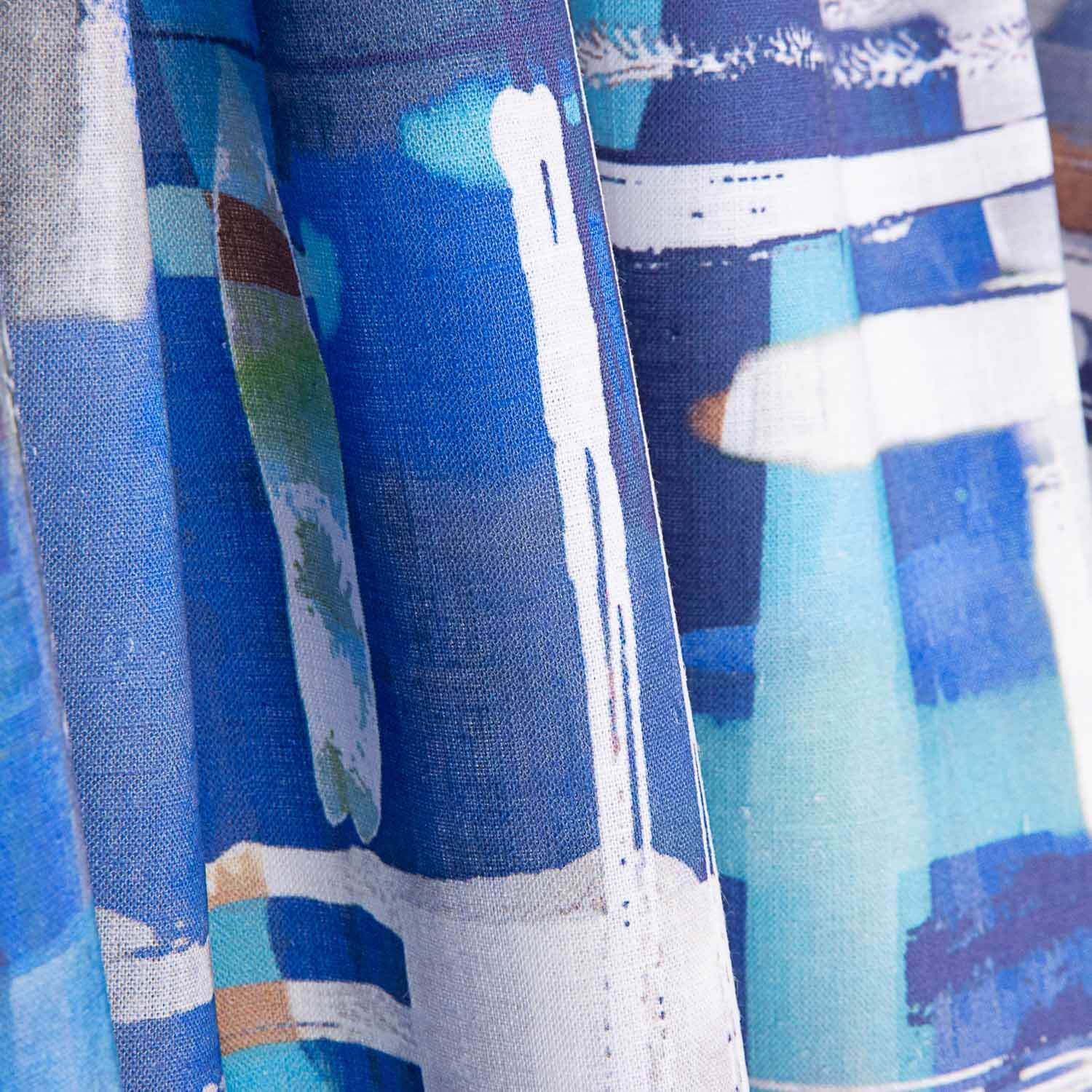 Lino Algodón Estampado Abstracto Kandinsky - Ribes y Casals