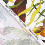 Lino Algodón Estampado Cachemir Étnico Bizancio - Ribes y Casals