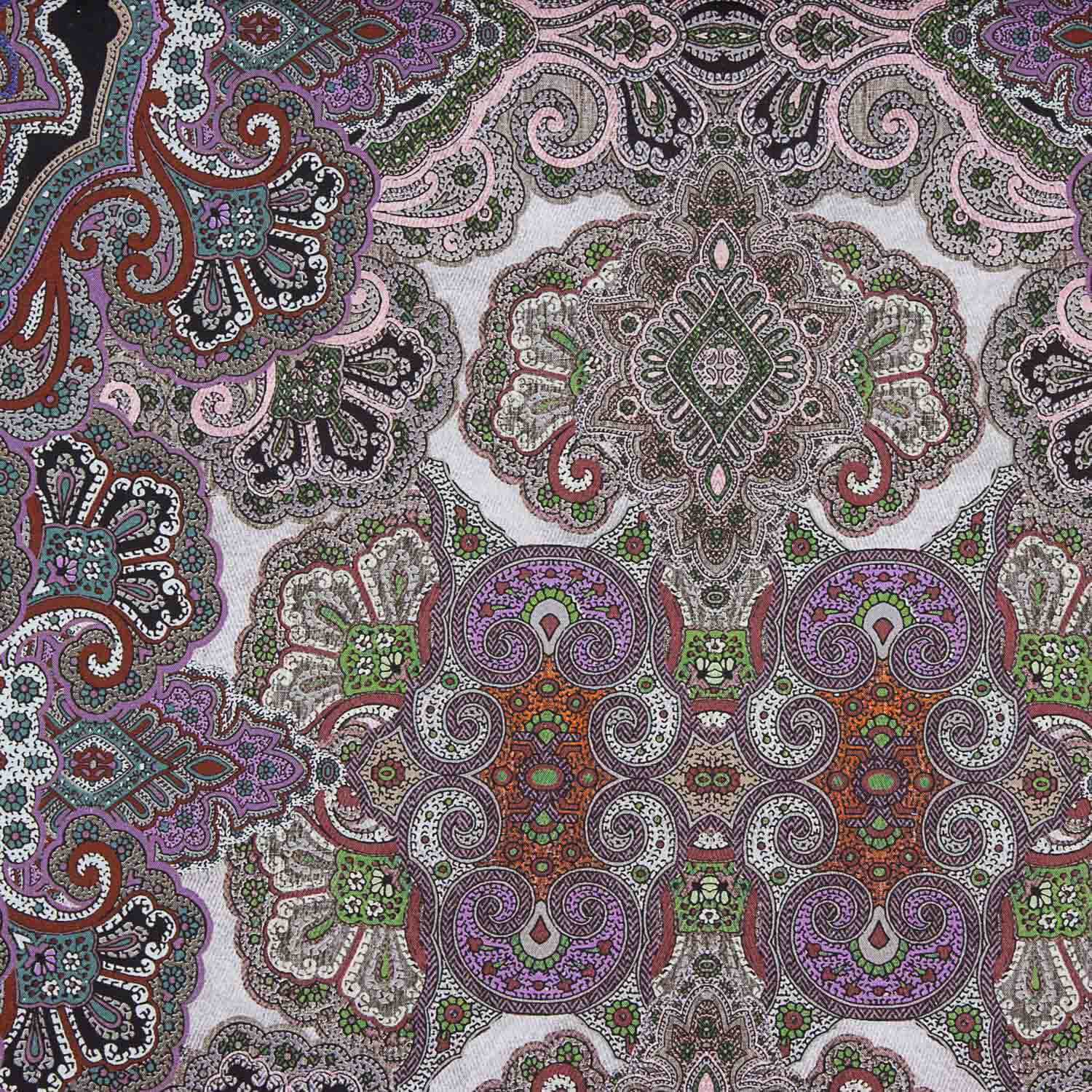 Lino Algodón Estampado Floral Tropical Goa - Ribes y Casals