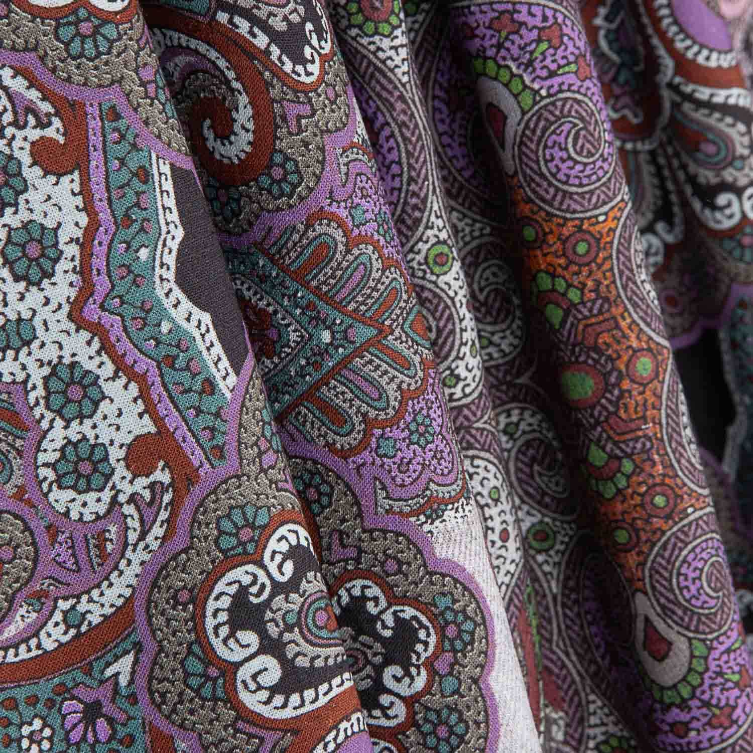 Lino Algodón Estampado Floral Tropical Goa - Ribes y Casals