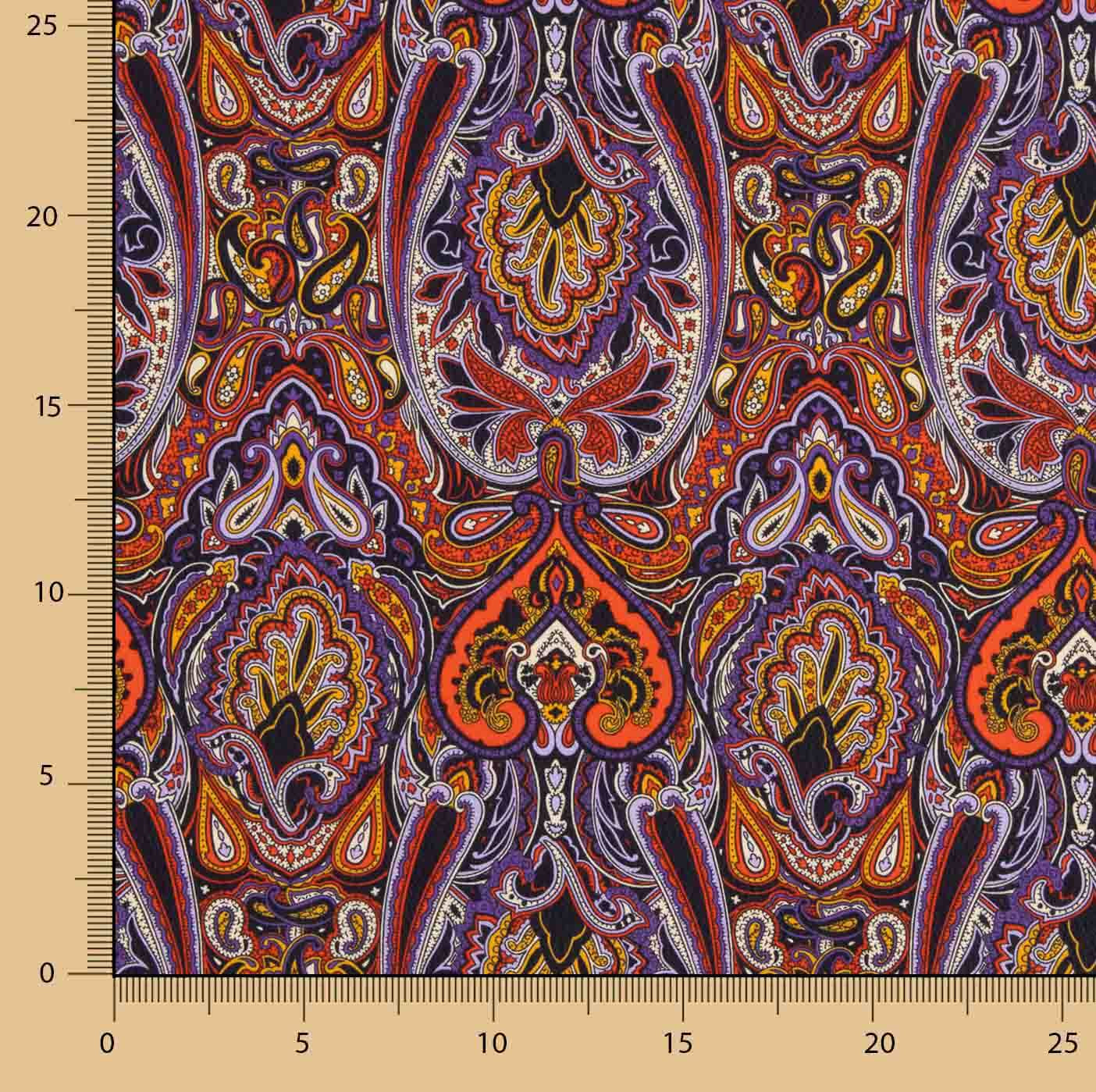 Viscosa Estampada Paisley Étnico Missoni - Ribes y Casals