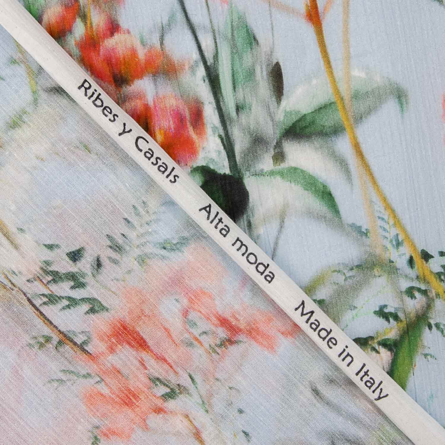 Voile Bambula Algodón Floral Delicado Monet - Ribes y Casals