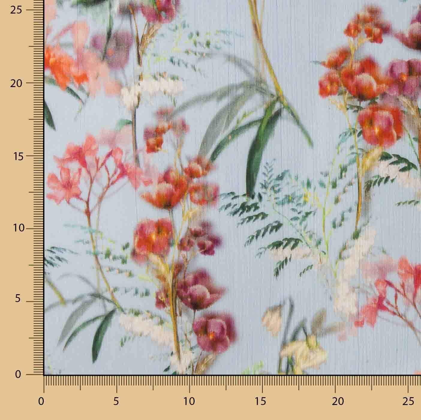 Voile Bambula Algodón Floral Delicado Monet - Ribes y Casals