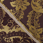 Brocado Jacquard Damasco Dorado Morado - Ribes y Casals