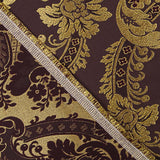Brocado Jacquard Damasco Dorado Morado - Ribes y Casals