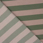 Loneta Rayas Bicolor Verde y Beige - Ribes y Casals