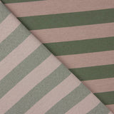 Loneta Rayas Bicolor Verde y Beige - Ribes y Casals