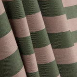 Loneta Rayas Bicolor Verde y Beige - Ribes y Casals