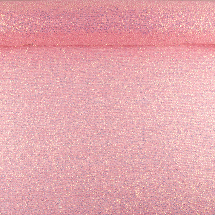 Tul Fantasía Brillo Rosa con Mini Lentejuelas - Ribes y Casals