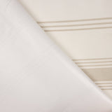 Loneta Rayas Beige Exterior Teflonada - Ribes y Casals