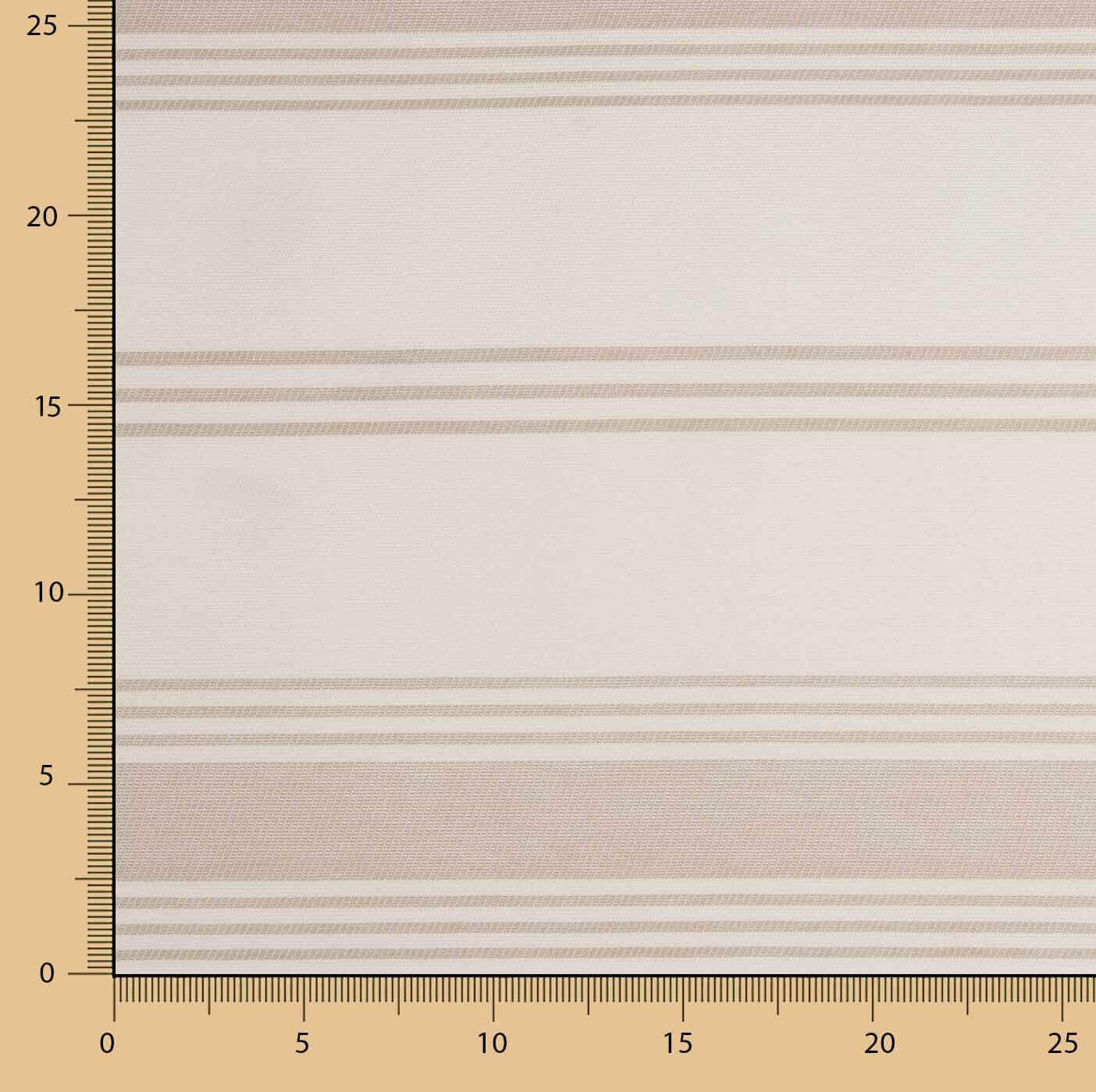 Loneta Rayas Beige Exterior Teflonada - Ribes y Casals
