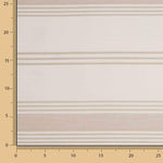 Loneta Rayas Beige Exterior Teflonada - Ribes y Casals