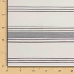 Loneta Rayas Gris Exterior Teflonada - Ribes y Casals