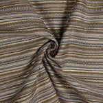 Brocado Lúrex Rayas Alpujarreña Beige - Ribes y Casals