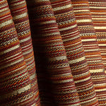 Brocado Lúrex Rayas Alpujarreña Rojo - Ribes y Casals