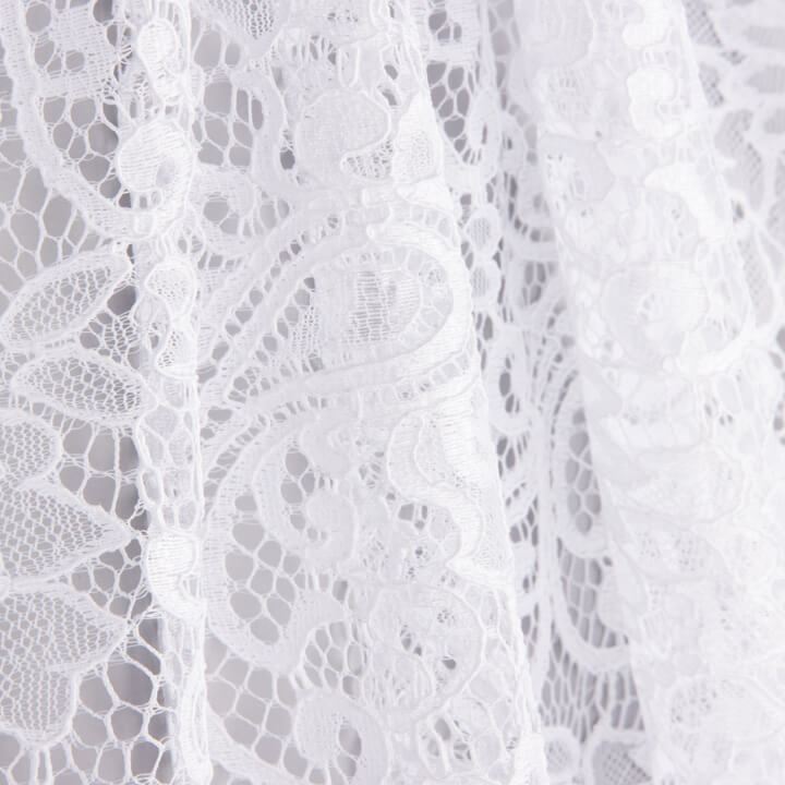 Blonda Rebrodé Bridal Garden Paisley Blanca - Ribes y Casals