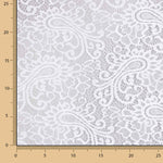 Blonda Rebrodé Bridal Garden Paisley Blanca - Ribes y Casals