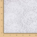 Blonda Rebrodé Bridal Garden Paisley Blanca - Ribes y Casals