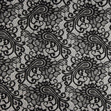 Blonda Rebrodé Bridal Garden Paisley Negra - Ribes y Casals