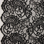 Blonda Rebrodé Bridal Garden Paisley Negra - Ribes y Casals