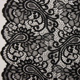 Blonda Rebrodé Bridal Garden Paisley Negra - Ribes y Casals