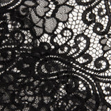 Blonda Rebrodé Bridal Garden Paisley Negra - Ribes y Casals