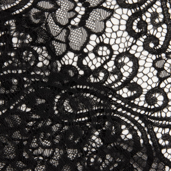Blonda Rebrodé Bridal Garden Paisley Negra - Ribes y Casals