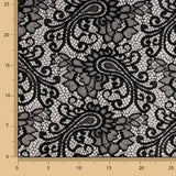Blonda Rebrodé Bridal Garden Paisley Negra - Ribes y Casals