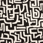 Sudadera Felpa Estampada Abstracto Negro - Ribes y Casals