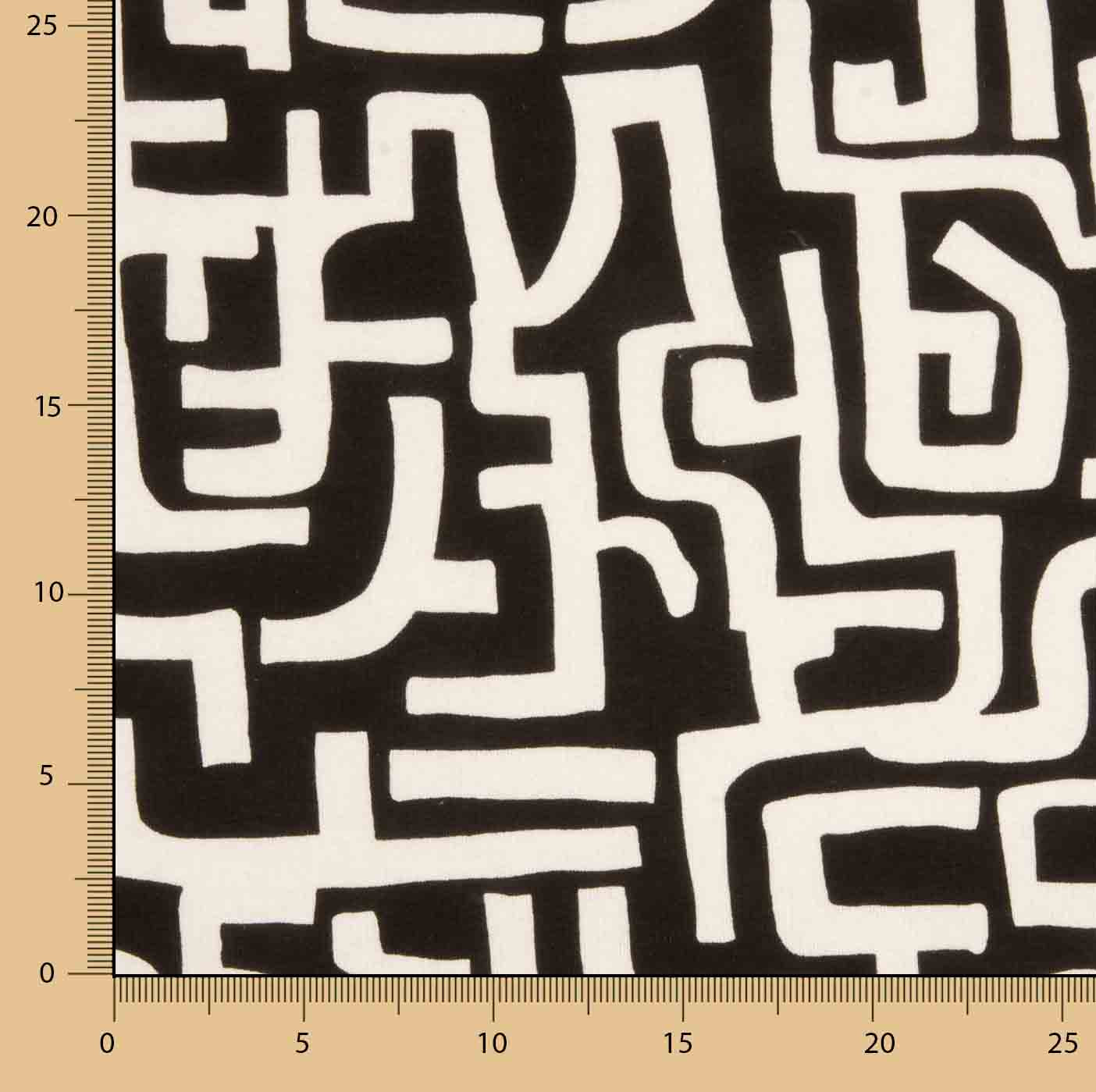 Sudadera Felpa Estampada Abstracto Negro - Ribes y Casals