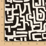 Sudadera Felpa Estampada Abstracto Negro - Ribes y Casals