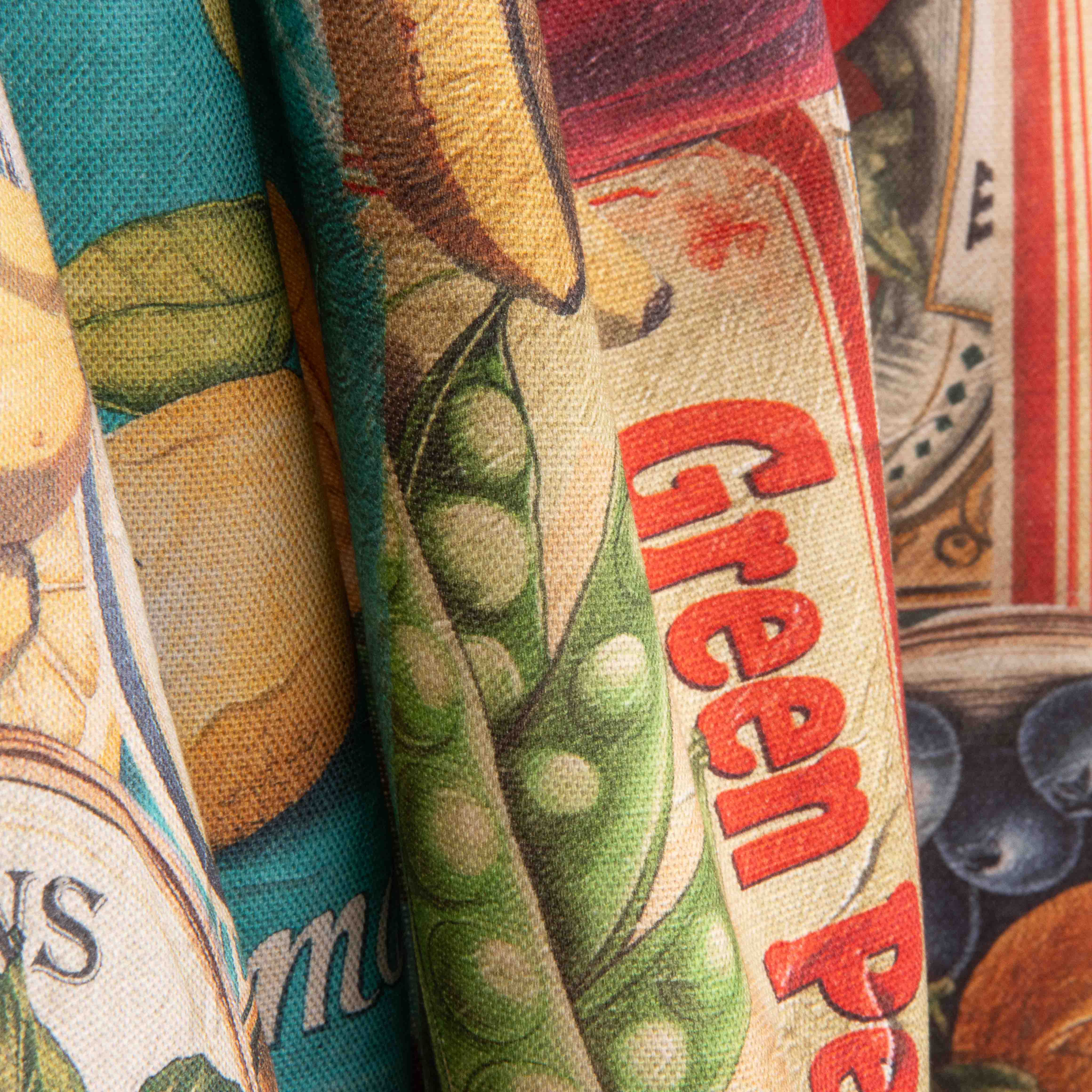 Canvas Algodón Estampada Mercado Vintage - Ribes y Casals