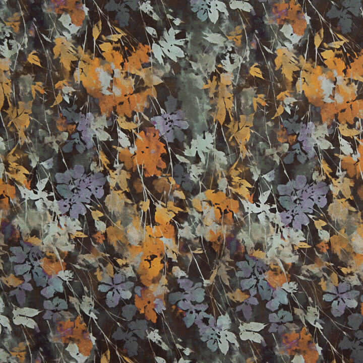Satén de Viscosa Estampado Digital Autumn - Ribes y Casals