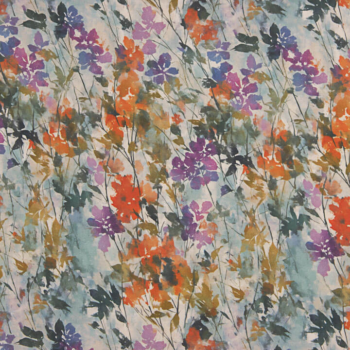 Satén de Viscosa Estampado Digital Wildflower - Ribes y Casals