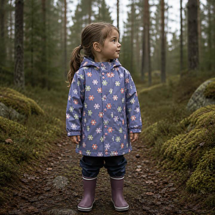 Punto Impermeable Estampado Flores - Ribes y Casals