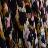 Viscosa Satén Estampada Animal Print Rosa - Ribes y Casals