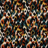 Viscosa Satén Estampada Animal Print Teja - Ribes y Casals