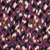Crep Viscosa Estampado Animal Abstracto Morado - Ribes y Casals