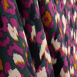 Crep Viscosa Estampado Animal Abstracto Morado - Ribes y Casals