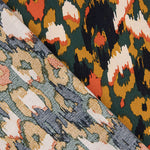 Crep Viscosa Estampado Animal Abstracto Petróleo - Ribes y Casals