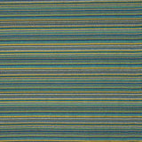 Brocado Rayas Alpujarreña Azul, Turquesa y Mostaza - Ribes y Casals