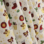 Popelín Navidad Motivos Navideños Blanco - Ribes y Casals