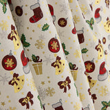 Popelín Navidad Motivos Navideños Blanco - Ribes y Casals