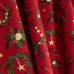 Popelín Navidad Coronas Rojo - Ribes y Casals