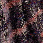 Tweed de Lana Mosaico Malva con Lúrex Dorado - Ribes y Casals