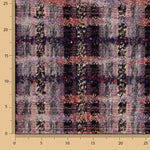 Tweed de Lana Mosaico Malva con Lúrex Dorado - Ribes y Casals