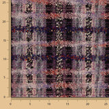 Tweed de Lana Mosaico Malva con Lúrex Dorado - Ribes y Casals