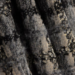 Tweed de Lana Mosaico Gris y Negro con Lúrex Dorado - Ribes y Casals